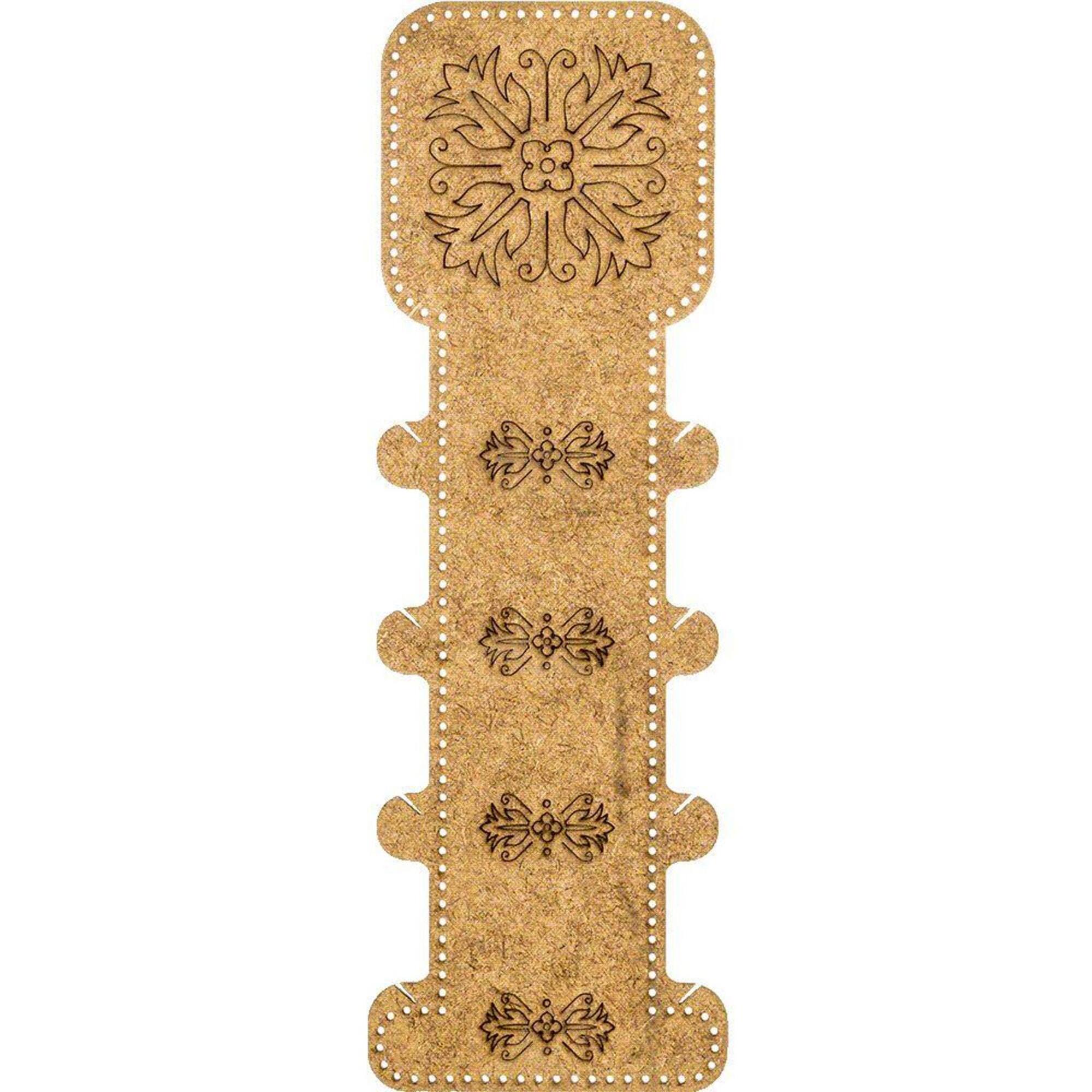 Wonderland Crafts Wooden Perforated Blanks for Thread Embroidery Kit